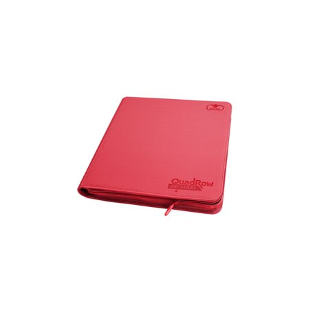 Ultimate Guard 12-Pocket QuadRow ZipFolio XenoSkin Rouge