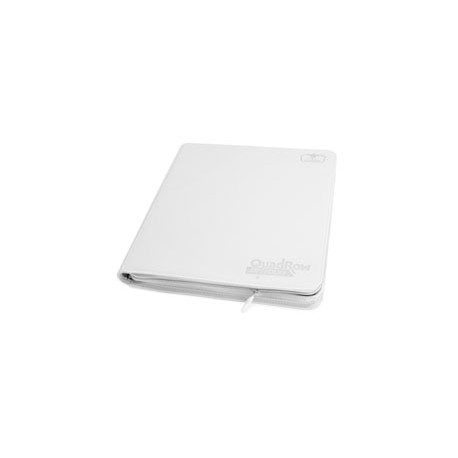 Ultimate Guard 12-Pocket QuadRow ZipFolio XenoSkin Blanc