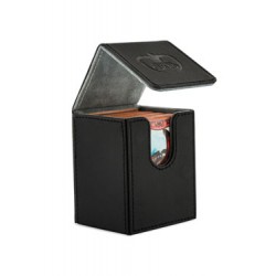 Ultimate Guard boîte pour cartes Flip Deck Case 100+ taille standard XenoSkin Noir