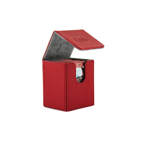 Ultimate Guard boîte pour cartes Flip Deck Case 100+ taille standard XenoSkin Rouge