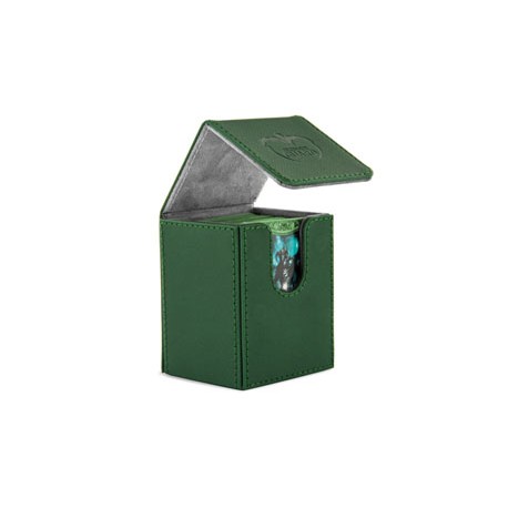 Ultimate Guard boîte pour cartes Flip Deck Case 100+ taille standard XenoSkin Vert