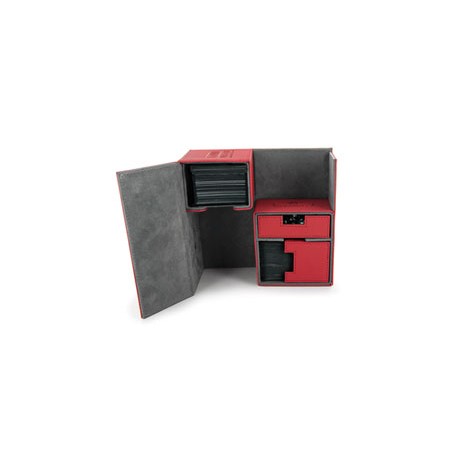 Ultimate Guard boîte pour cartes Twin Flip´n´Tray Deck Case 160+ taille standard XenoSkin Rouge