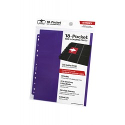 Ultimate Guard 18-Pocket Pages Side-Loading Violet (10)