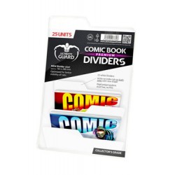 Ultimate Guard 25 intercalaires pour Comics Premium Comic Book Dividers Blanc