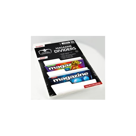 Ultimate Guard 25 intercalaires pour Comics format magazine Blanc