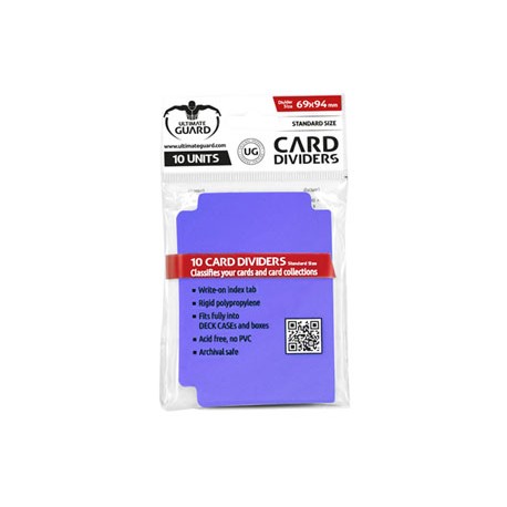 Ultimate Guard 10 intercalaires pour cartes Card Dividers taille standard Violet