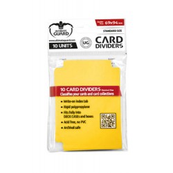 Ultimate Guard 10 intercalaires pour cartes Card Dividers taille standard Jaune