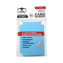 Ultimate Guard 10 intercalaires pour cartes Card Dividers taille standard Bleu Clair