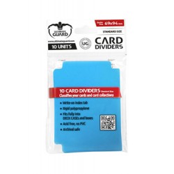 Ultimate Guard 10 intercalaires pour cartes Card Dividers taille standard Bleu