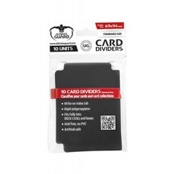 Ultimate Guard 10 intercalaires pour cartes Card Dividers taille standard Noir
