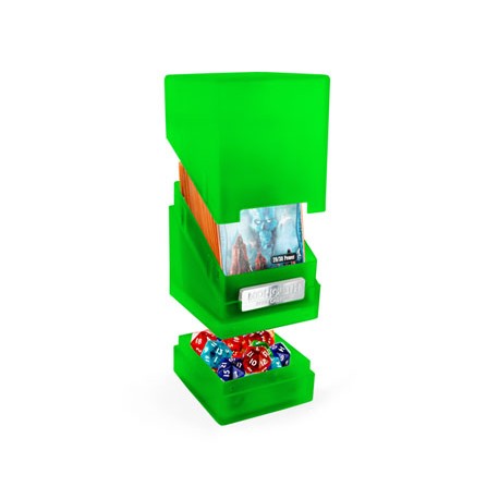 Ultimate Guard boîte pour cartes Monolith Deck Case 100+ taille standard Émeraude