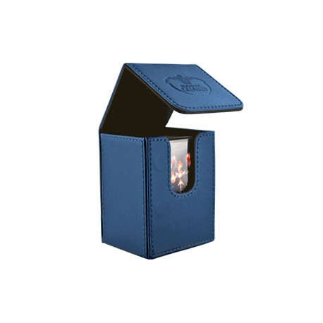 Ultimate Guard boîte pour cartes Flip Deck Case 80+ taille standard Bleu Marine