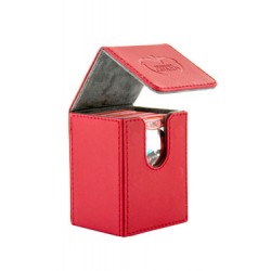 Ultimate Guard boîte pour cartes Flip Deck Case 80+ taille standard XenoSkin Rouge