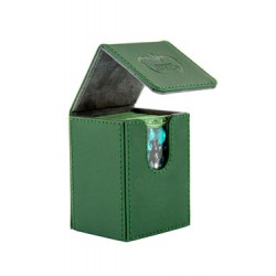 Ultimate Guard boîte pour cartes Flip Deck Case 80+ taille standard XenoSkin Vert