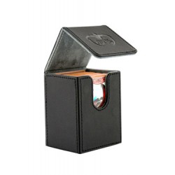 Ultimate Guard boîte pour cartes Flip Deck Case 80+ taille standard XenoSkin Noir