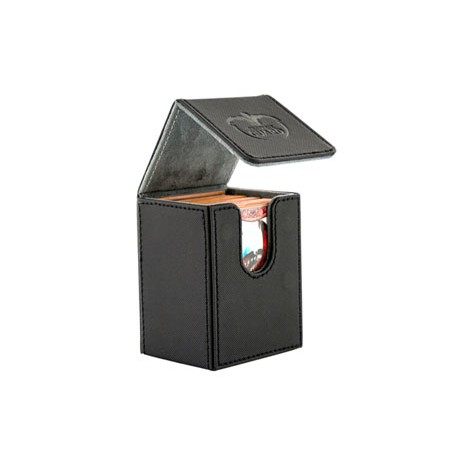 Ultimate Guard boîte pour cartes Flip Deck Case 80+ taille standard XenoSkin Noir