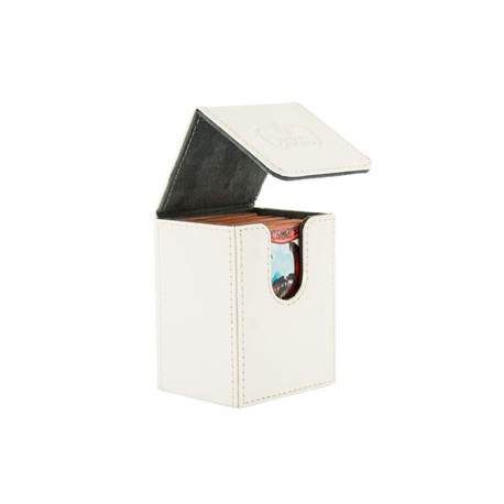 Ultimate Guard boîte pour cartes Flip Deck Case 80+ taille standard XenoSkin Blanc