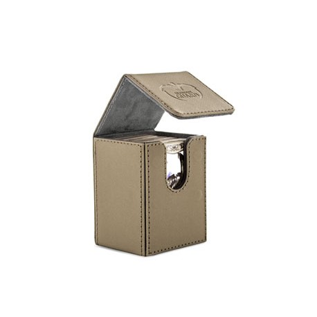 Ultimate Guard boîte pour cartes Flip Deck Case 80+ taille standard XenoSkin Sable