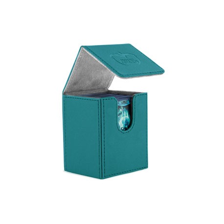 Ultimate Guard boîte pour cartes Flip Deck Case 100+ taille standard XenoSkin Bleu Pétrole