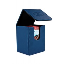Ultimate Guard boîte pour cartes Flip Deck Case 100+ taille standard Bleu Marine