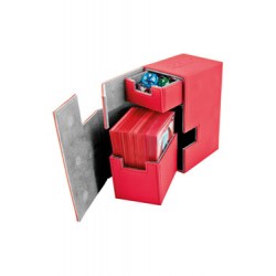 Ultimate Guard boîte pour cartes Flip´n´Tray Deck Case 80+ taille standard XenoSkin Rouge