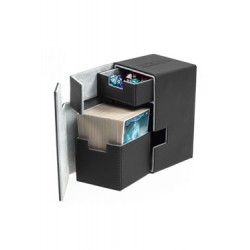 Ultimate Guard boîte pour cartes Flip´n´Tray Deck Case 100+ taille standard XenoSkin Noir