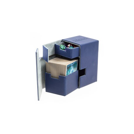 Ultimate Guard boîte pour cartes Flip´n´Tray Deck Case 100+ taille standard XenoSkin Bleu