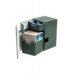 Ultimate Guard boîte pour cartes Flip´n´Tray Deck Case 100+ taille standard XenoSkin Vert