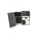 Ultimate Guard boîte pour cartes Twin Flip´n´Tray Deck Case 160+ taille standard XenoSkin Blanc