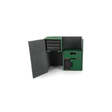 Ultimate Guard boîte pour cartes Twin Flip´n´Tray Deck Case 160+ taille standard XenoSkin Vert