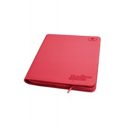 Ultimate Guard 12-Pocket QuadRow ZipFolio XenoSkin Rouge