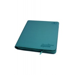 Ultimate Guard 12-Pocket QuadRow ZipFolio XenoSkin Bleu Pétrole