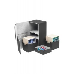 Ultimate Guard boîte pour cartes Twin Flip´n´Tray Deck Case 200+ taille standard XenoSkin Noir