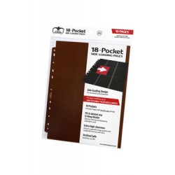 Ultimate Guard 18-Pocket Pages Side-Loading Marron (10)