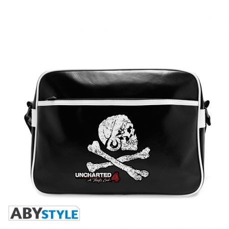 Sac Besace UNCHARTED- Skull - Vinyle