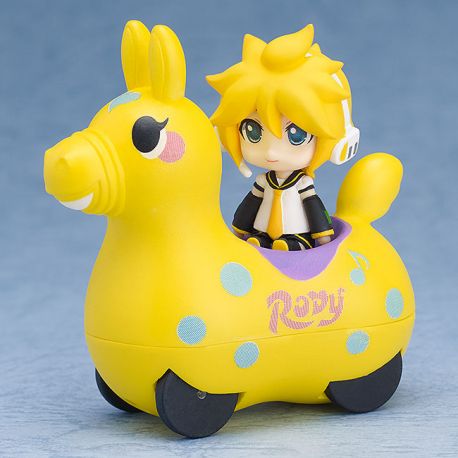 Hatsune Miku x CuteRody véhicule à friction avec figurine Kagamine Len 7 cm