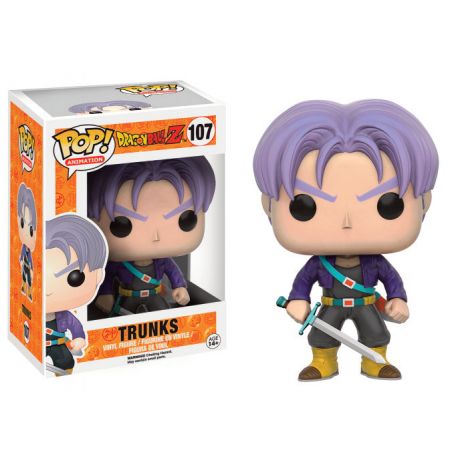 Figurine Dragonball Z POP! Animation Vinyl Trunks 9 cm