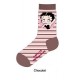 chaussette betty boop chocolat