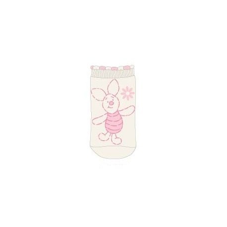chaussettes winnie l'ourson : porcinet écru (15/18 et 19/22)