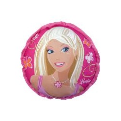 coussin rond barbie 35 cm