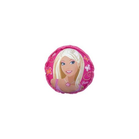 coussin rond barbie 35 cm