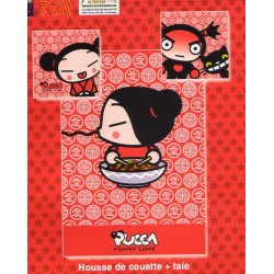 housse de couette + taie pucca