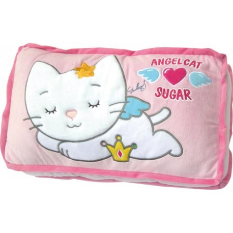 coussin angel cat sugar de 45 x 27 cm