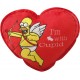 coussin simpsons saint valentin i'm with cupid