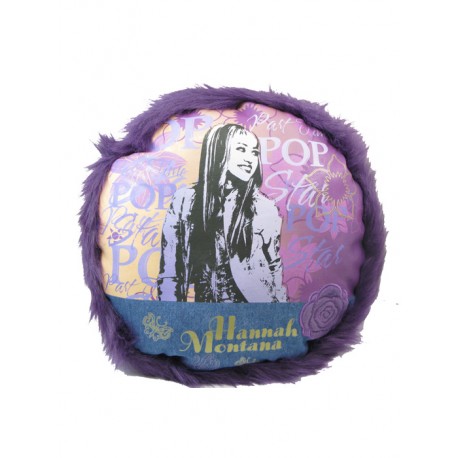 coussin rond hannah montana