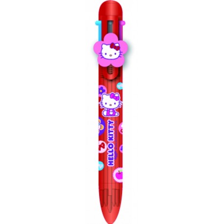 stylo 6 couleur hello kitty cake