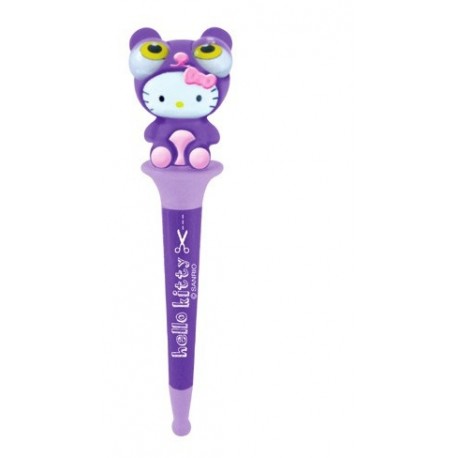 stylo bille déguisement hello kitty violet