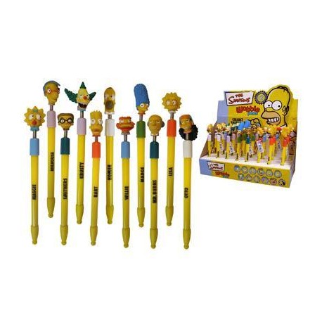 stylo bille figurine 3d simpsons : willie