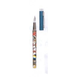 stylo plume dc comics bullets bleu