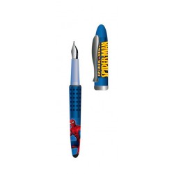 stylo plume spiderman sense bleu